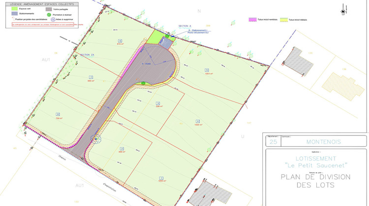 Ma-Cabane - Vente Terrain MONTENOIS, 600 m²