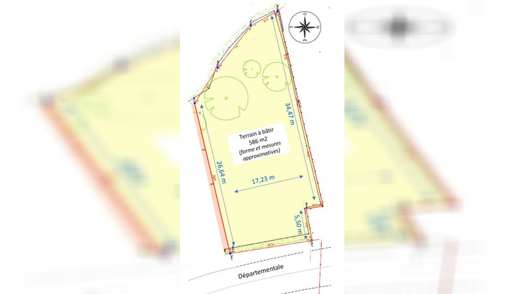 Ma-Cabane - Vente Terrain MONTERFIL, 586 m²