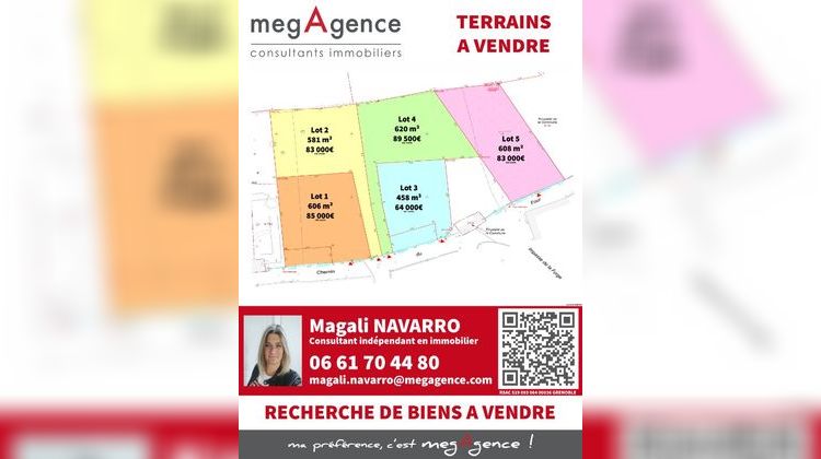 Ma-Cabane - Vente Terrain MONTEYNARD, 620 m²