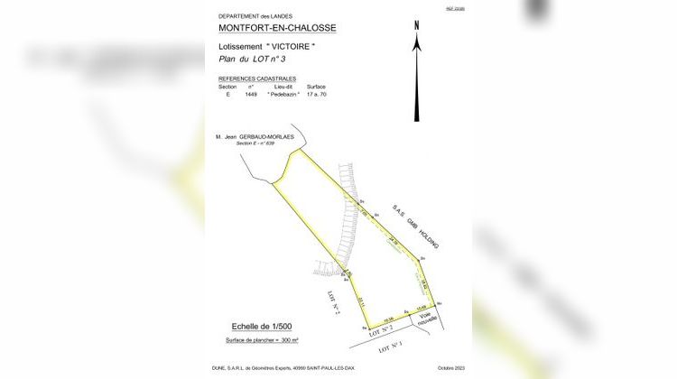 Ma-Cabane - Vente Terrain Montfort-en-Chalosse, 1714 m²