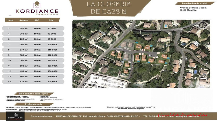 Ma-Cabane - Vente Terrain Montfrin, 400 m²
