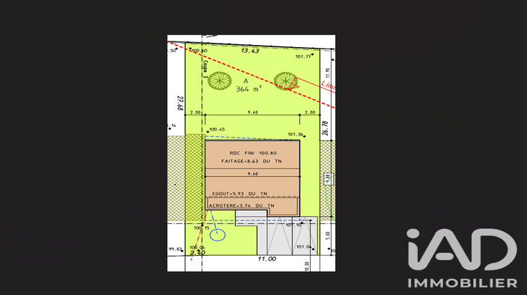 Ma-Cabane - Vente Terrain Montlhéry, 364 m²