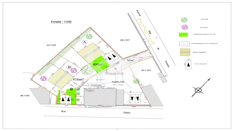 Ma-Cabane - Vente Terrain Montmorency, 416 m²
