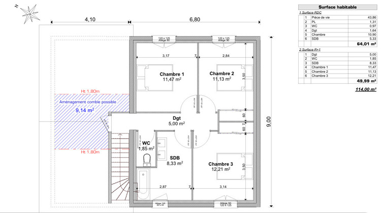 Ma-Cabane - Vente Terrain MORESTEL, 514 m²