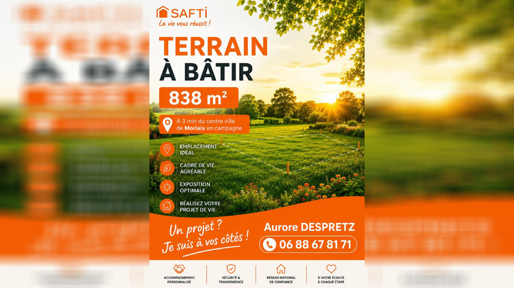 Ma-Cabane - Vente Terrain Morlaix, 838 m²