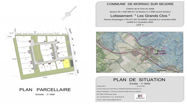 Ma-Cabane - Vente Terrain Mornac-sur-Seudre, 343 m²