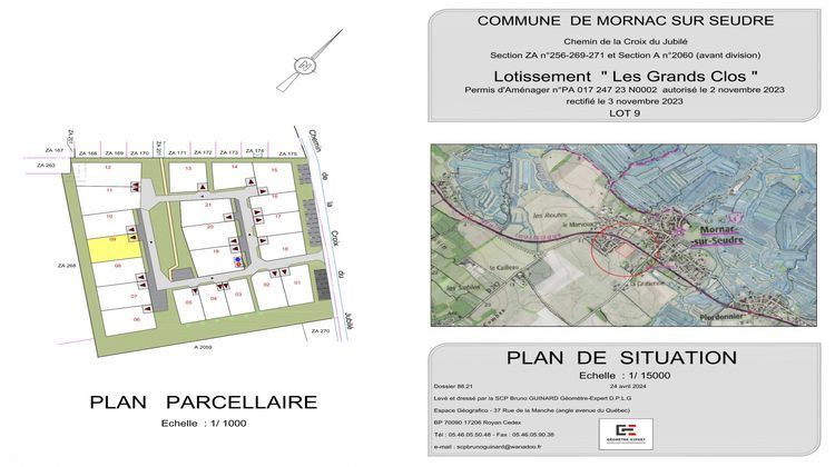 Ma-Cabane - Vente Terrain Mornac-sur-Seudre, 396 m²