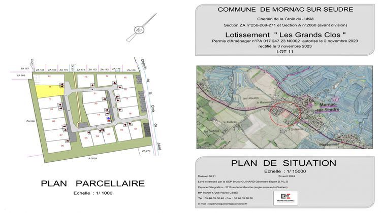 Ma-Cabane - Vente Terrain Mornac-sur-Seudre, 505 m²