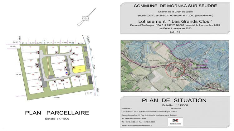 Ma-Cabane - Vente Terrain Mornac-sur-Seudre, 347 m²