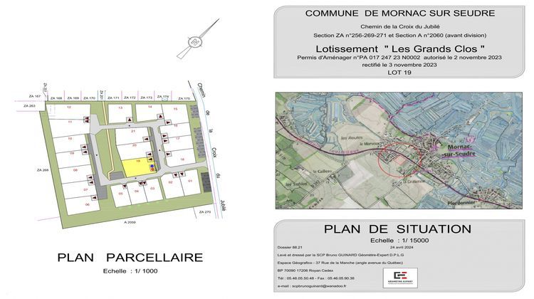 Ma-Cabane - Vente Terrain Mornac-sur-Seudre, 417 m²