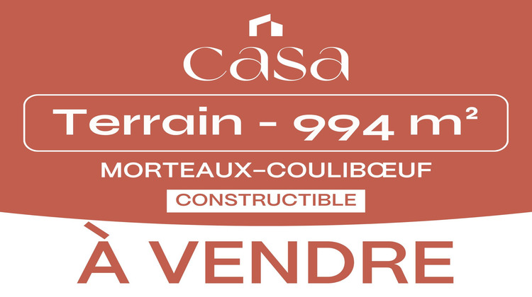 Ma-Cabane - Vente Terrain Morteaux-Couliboeuf, 994 m²