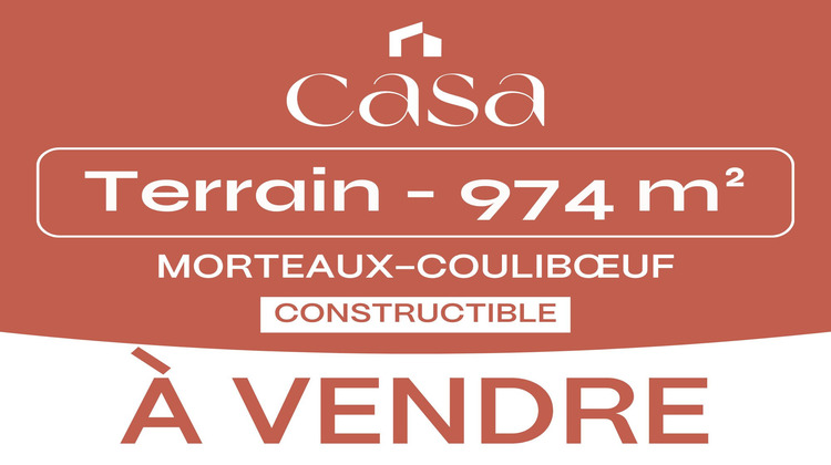 Ma-Cabane - Vente Terrain Morteaux-Couliboeuf, 974 m²