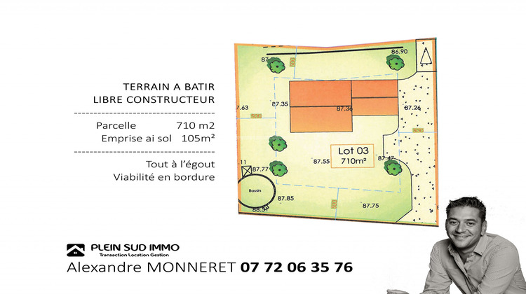 Ma-Cabane - Vente Terrain Mougins, 710 m²