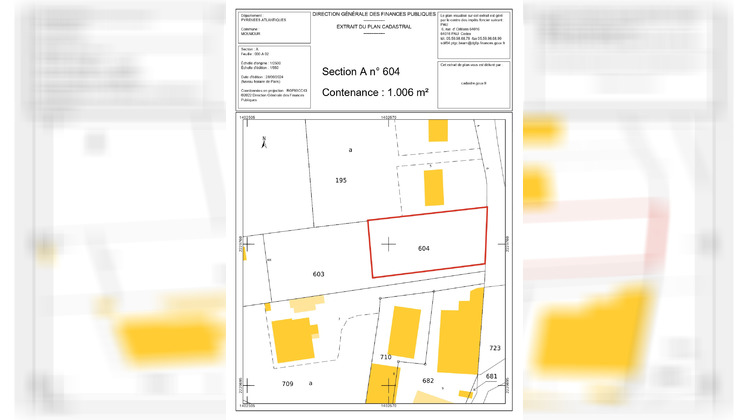 Ma-Cabane - Vente Terrain Moumour, 1006 m²