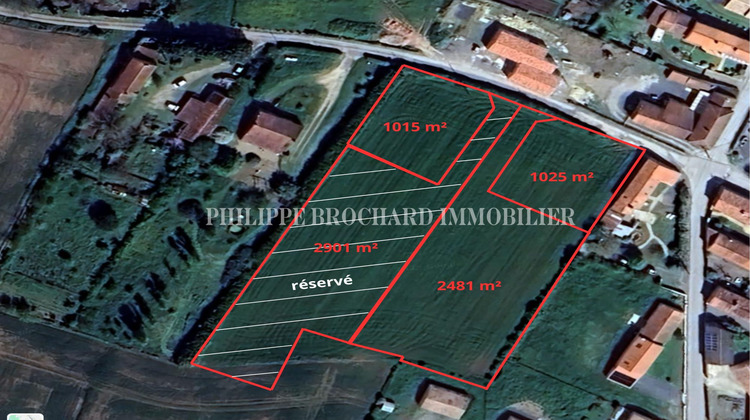 Ma-Cabane - Vente Terrain Mouzeuil-Saint-Martin, 2481 m²