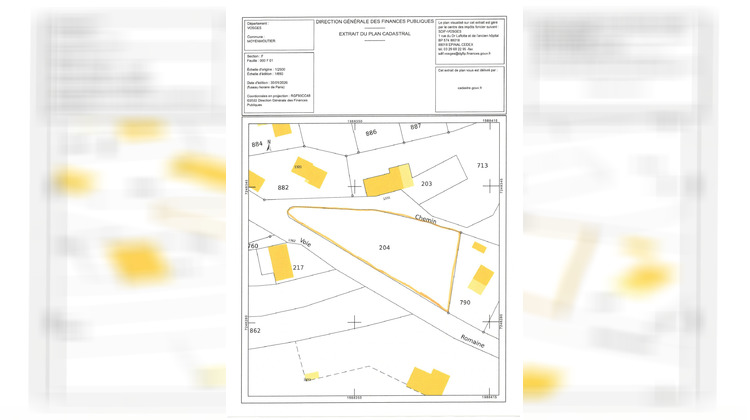 Ma-Cabane - Vente Terrain Moyenmoutier, 2010 m²