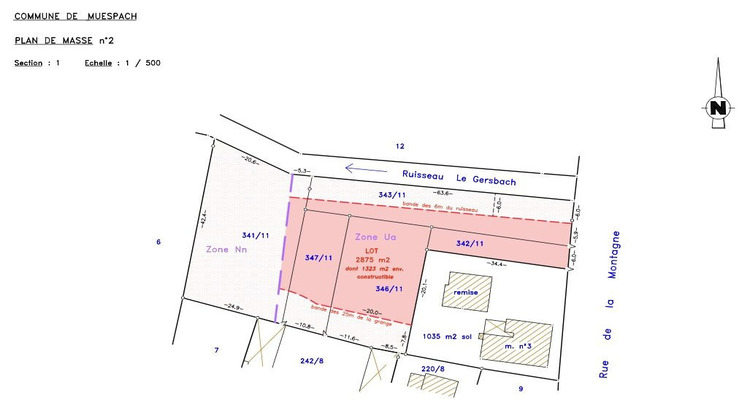 Ma-Cabane - Vente Terrain Muespach, 2875 m²