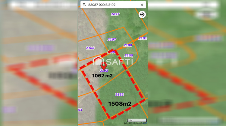 Ma-Cabane - Vente Terrain Nans-les-Pins, 2570 m²