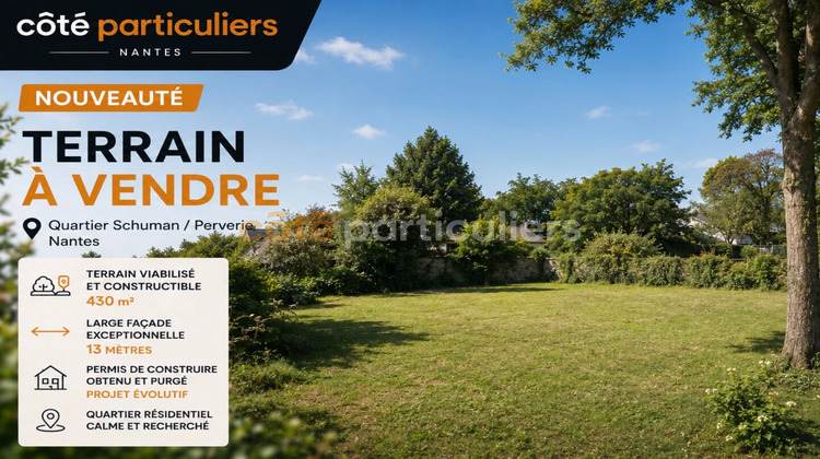 Ma-Cabane - Vente Terrain NANTES, 430 m²