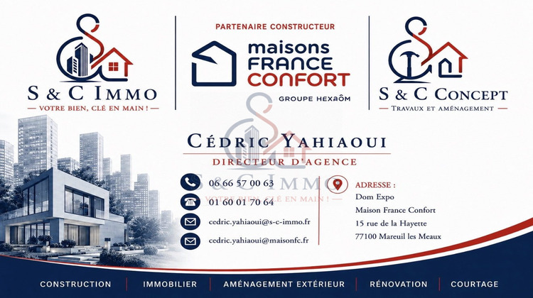 Ma-Cabane - Vente Terrain Nanteuil-lès-Meaux, 832 m²