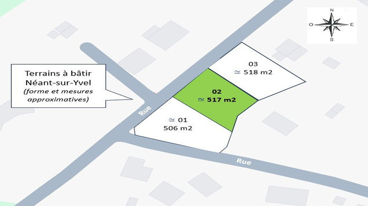 Ma-Cabane - Vente Terrain NEANT SUR YVEL, 517 m²