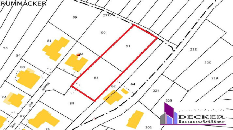 Ma-Cabane - Vente Terrain Niederbronn-les-Bains, 1834 m²