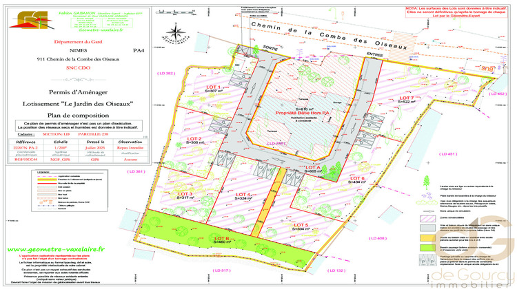 Ma-Cabane - Vente Terrain Nîmes, 307 m²