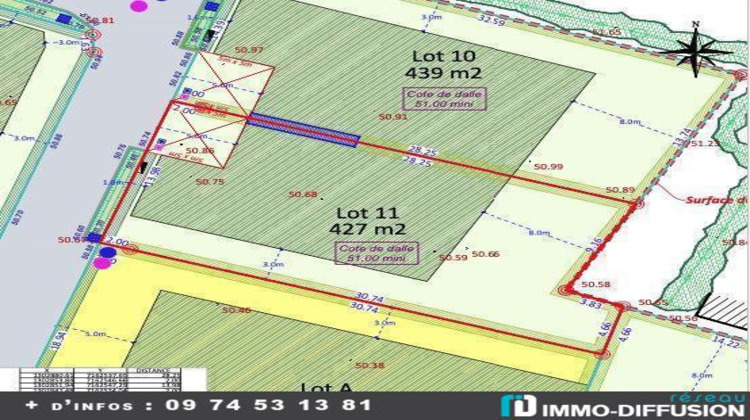 Ma-Cabane - Vente Terrain NIVILLAC, 427 m²