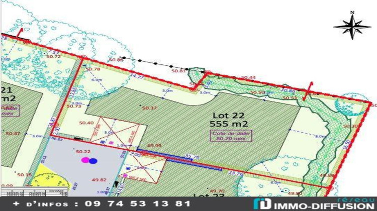 Ma-Cabane - Vente Terrain NIVILLAC, 555 m²