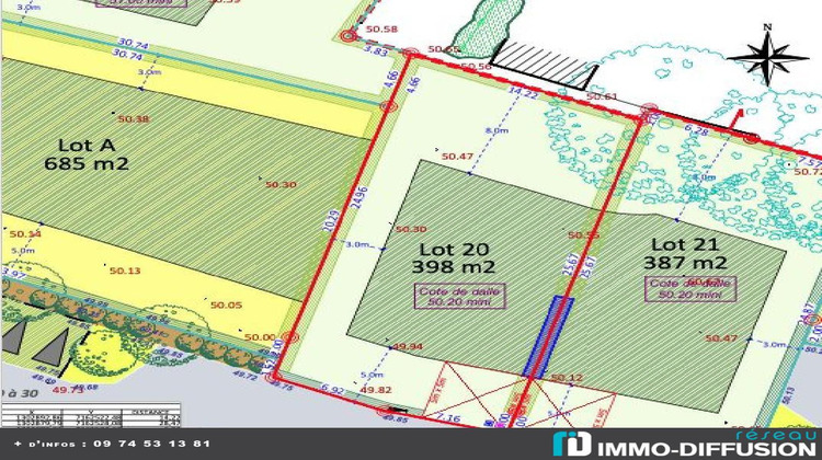 Ma-Cabane - Vente Terrain NIVILLAC, 398 m²