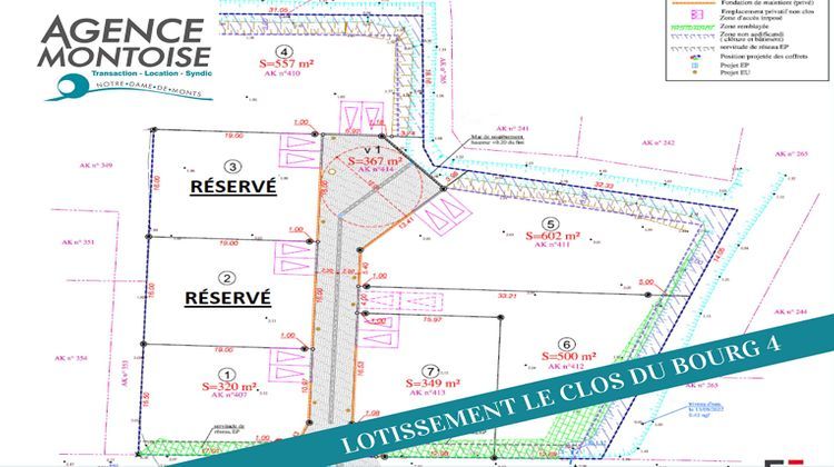 Ma-Cabane - Vente Terrain NOTRE-DAME-DE-MONTS, 320 m²