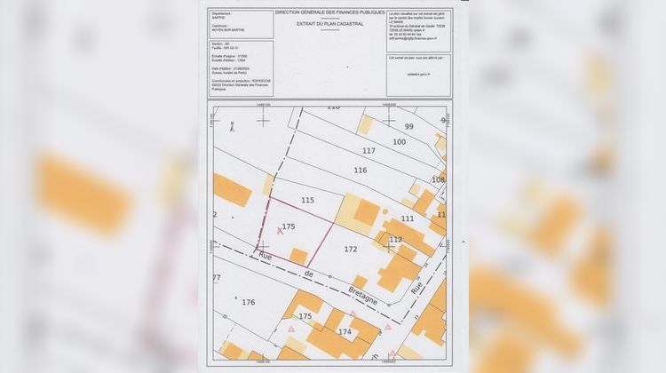 Ma-Cabane - Vente Terrain NOYEN SUR SARTHE, 505 m²