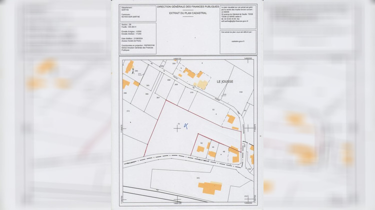 Ma-Cabane - Vente Terrain NOYEN SUR SARTHE, 8780 m²