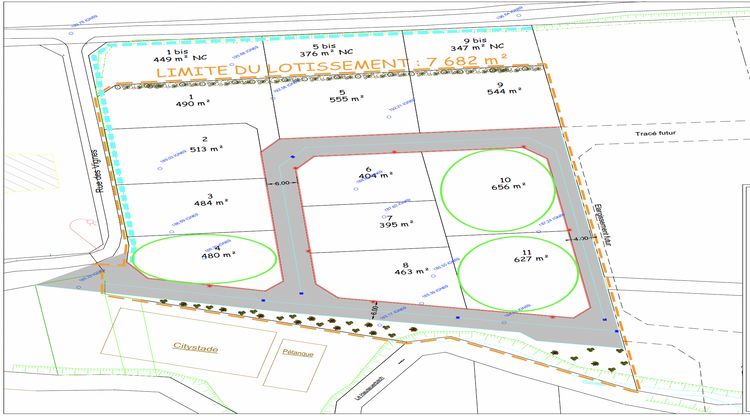 Ma-Cabane - Vente Terrain Oberhoffen-lès-Wissembourg, 480 m²