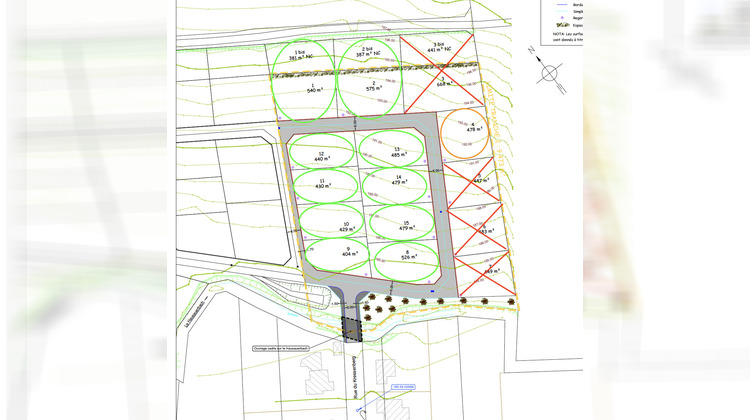 Ma-Cabane - Vente Terrain Oberhoffen-lès-Wissembourg, 399 m²