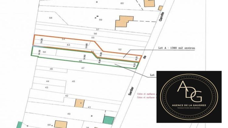 Ma-Cabane - Vente Terrain Oinville-Saint-Liphard, 1300 m²