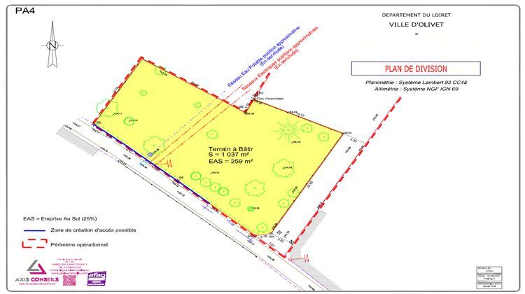 Ma-Cabane - Vente Terrain OLIVET, 1000 m²