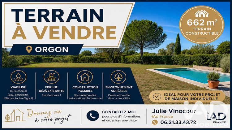 Ma-Cabane - Vente Terrain Orgon, 662 m²