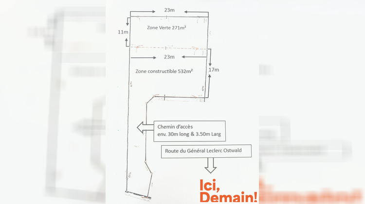 Ma-Cabane - Vente Terrain OSTWALD, 803 m²