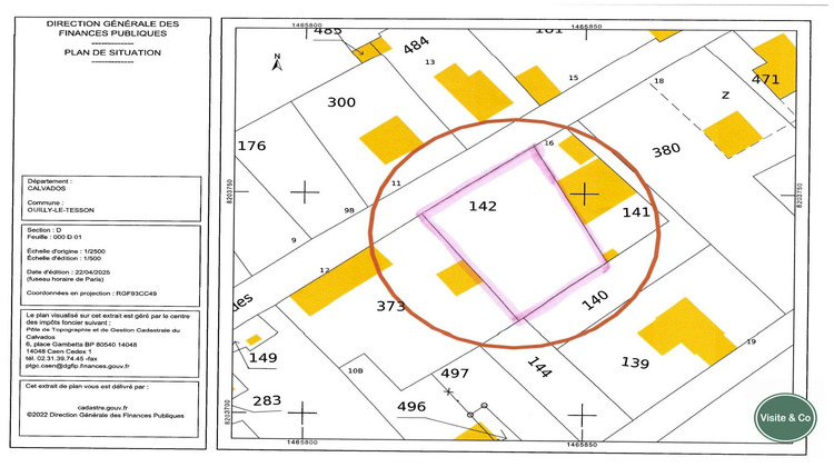 Ma-Cabane - Vente Terrain Ouilly-le-Tesson, 691 m²