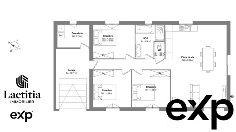 Ma-Cabane - Vente Terrain Oytier-Saint-Oblas, 803 m²