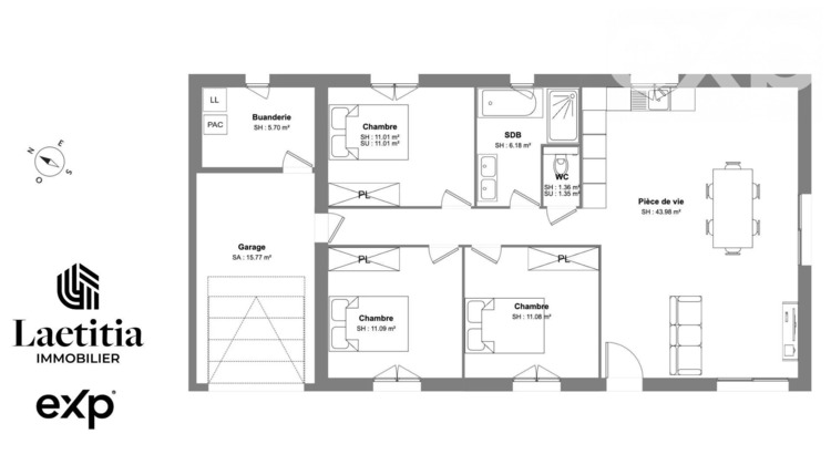 Ma-Cabane - Vente Terrain Oytier-Saint-Oblas, 803 m²