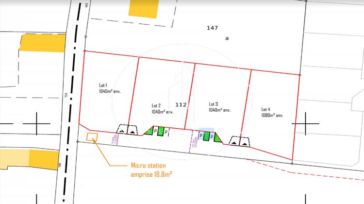 Ma-Cabane - Vente Terrain Pact, 1040 m²