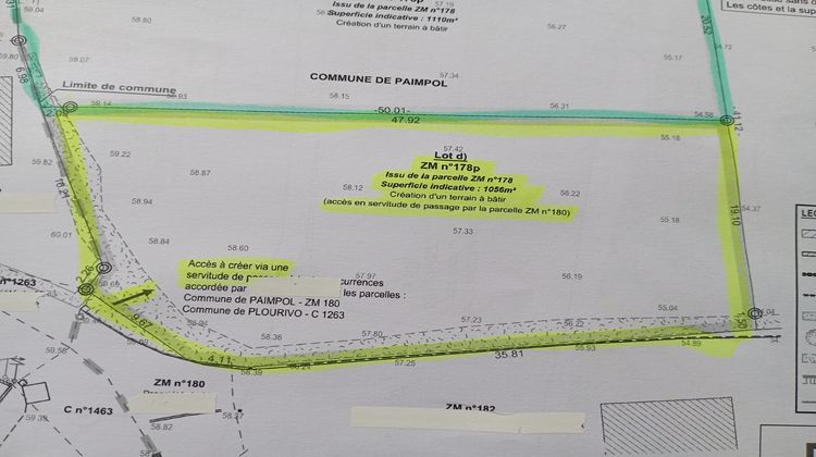 Ma-Cabane - Vente Terrain Paimpol, 1056 m²