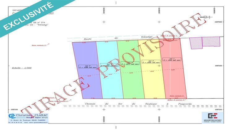 Ma-Cabane - Vente Terrain Pamiers, 1260 m²