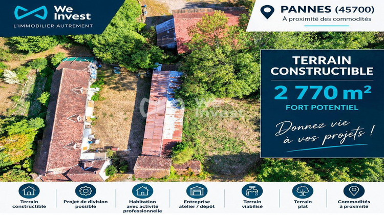 Ma-Cabane - Vente Terrain Pannes, 2770 m²