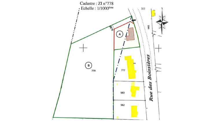 Ma-Cabane - Vente Terrain PARCAY-MESLAY, 871 m²