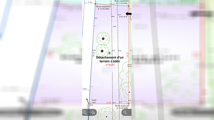 Ma-Cabane - Vente Terrain PARCAY-MESLAY, 478 m²