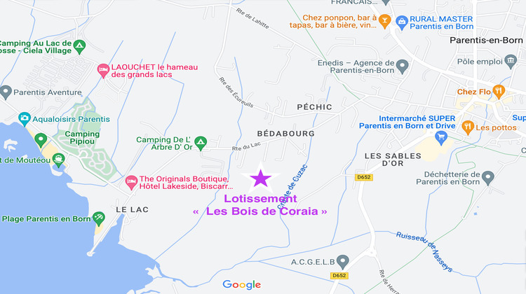 Ma-Cabane - Vente Terrain Parentis-en-Born, 702 m²