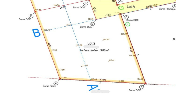 Ma-Cabane - Vente Terrain PAUCOURT, 1788 m²